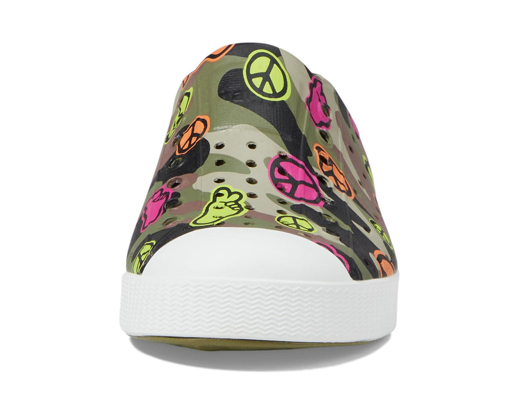 Native Peace Camo Summer Water Shoe | Great for Beach/Playground | Durable | Kids Love! - Front View