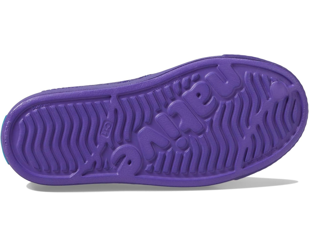 Native Ultra Violet Bling! Summer Water Shoe | Great for Beach/Playground | Durable | Kids Love!  - Sole