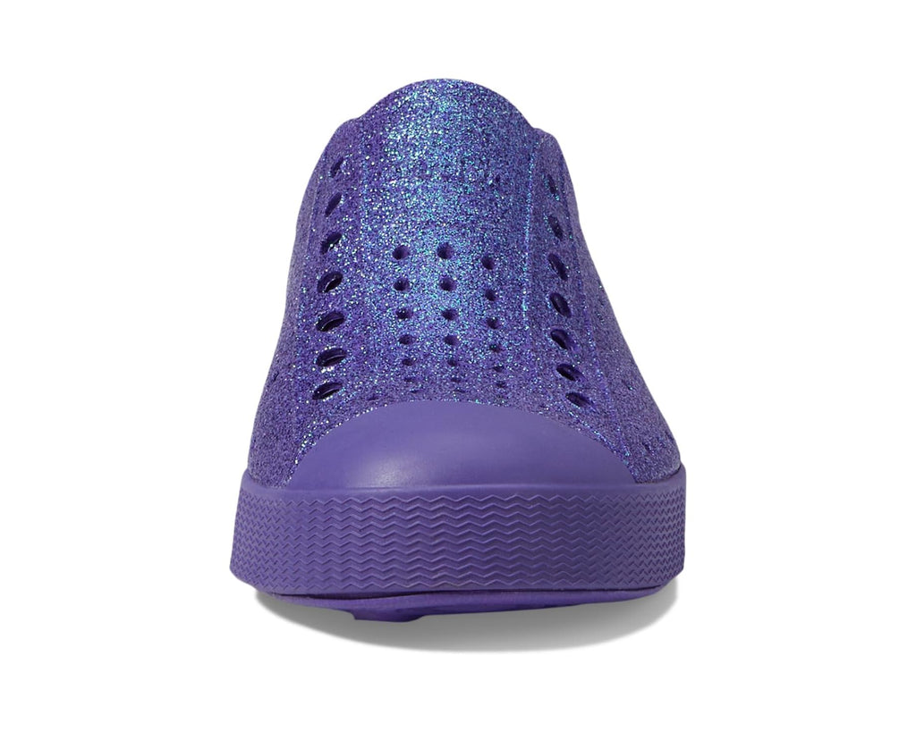 Native Ultra Violet Bling! Summer Water Shoe | Great for Beach/Playground | Durable | Kids Love!  - Toe View