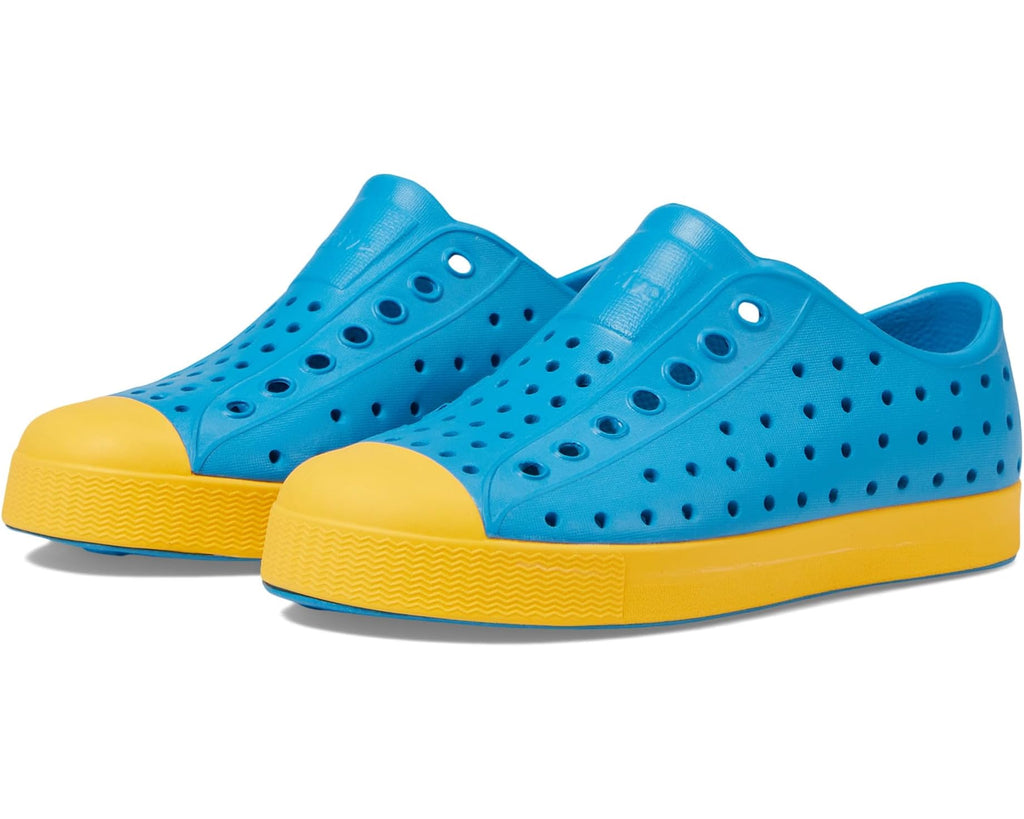 Native Wave Blue/Pollen Yellow Summer Water Shoe | Great for Beach/Playground | Durable | Kids Love! 