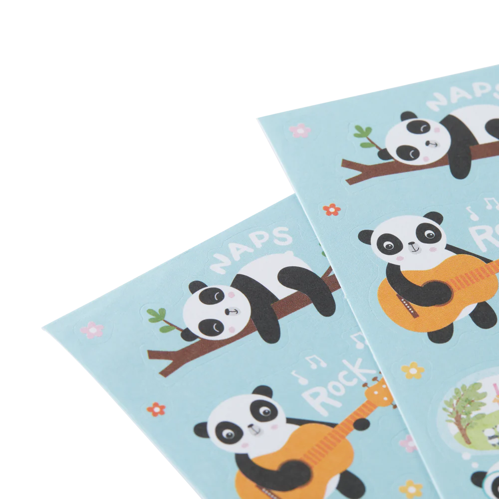 Ooly Panda stickers - 2 sheets