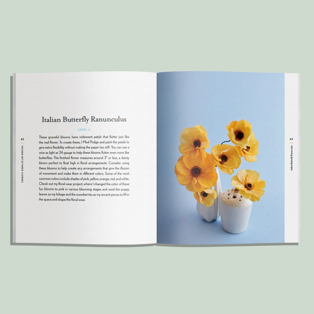 New Art of Paper Flowers - The Complete Guide | All Ages | All skill levels | Instructions for over 30 types of flowers | > 250 pages | sample of flower to make