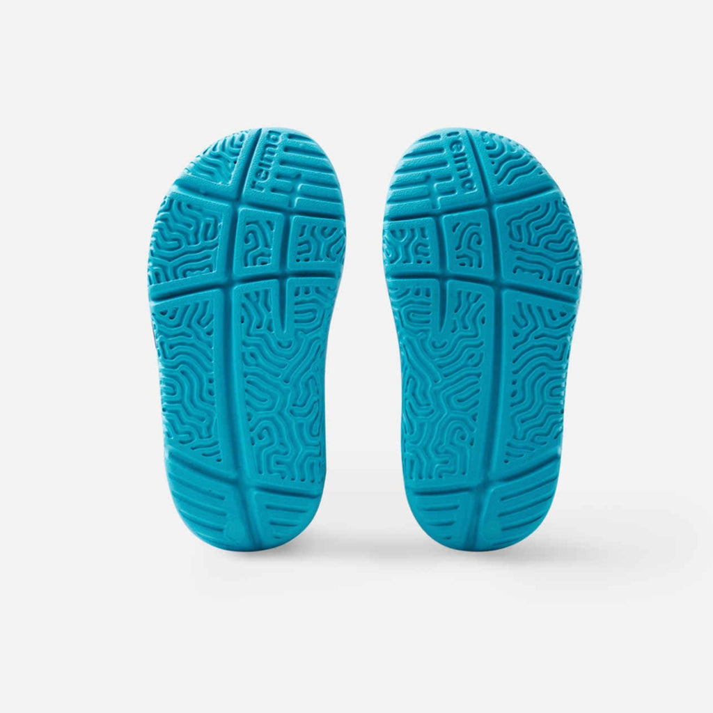 Ultra lightweight navy water sandal | generous toe box for active feet | Fluorocarbon & PVC free | velcro close both sides of foot | sole