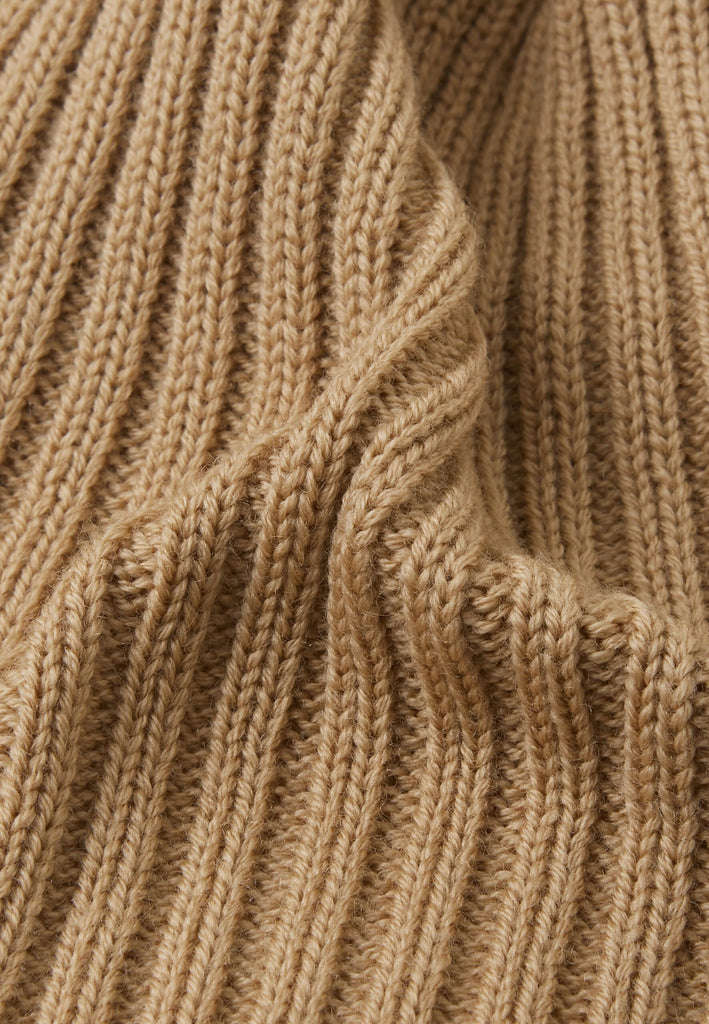 Toddler Merino Wool hat with ear covers & chin tie| lined with fleece for comfort and wind protection | extra lining for ears for wind block | Perfect winter protection | knit closerup