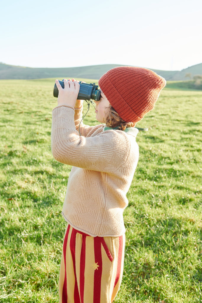 Merino Wool Knit Hat | One Size - fits ages 5-10 years | Lifestyle pic