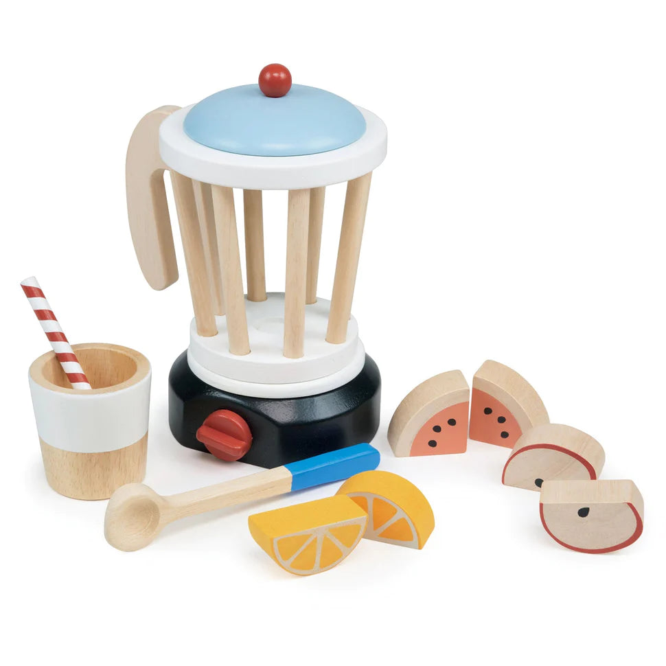 Wooden Smoothie Maker Play Set for Ages 3+ | Child Safe Materials 