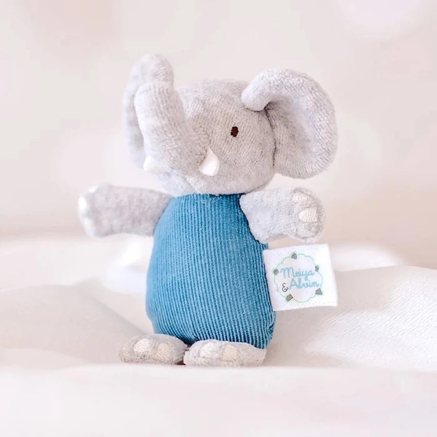 Elephant Stroller Toy | Includes Cord for hanging on stroller |  6 inches long