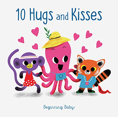 10  Hugs & Kisses Learn to Count Board Book for 0-3 yrs