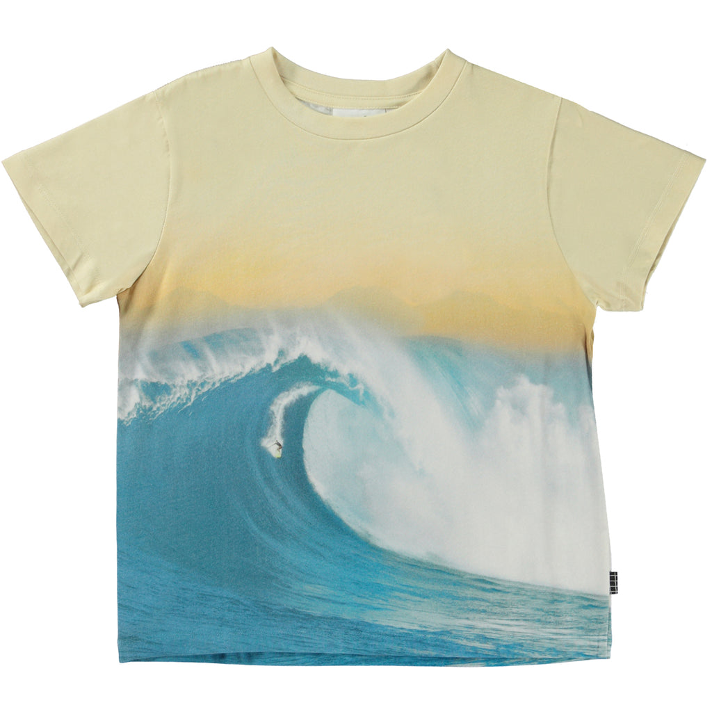 Molo Digital Surf Wave Print Summer Tee