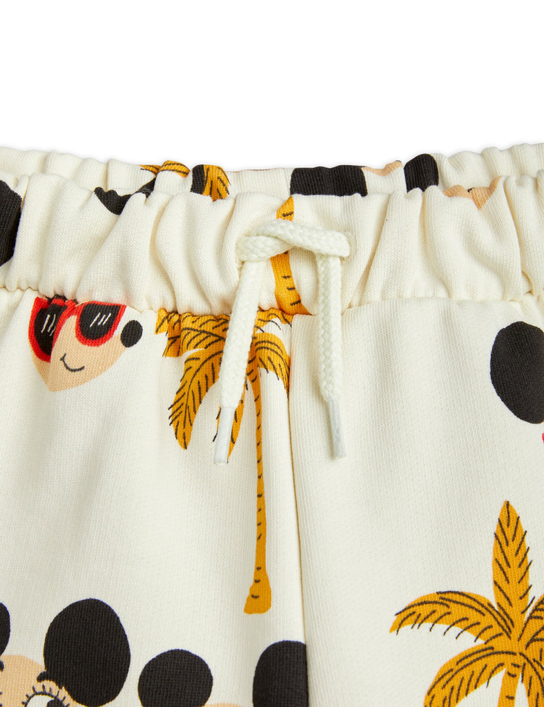 Mini Rodini RitzRatz Organic Cotton Short | Elastic Waist | Drawstring - closeup