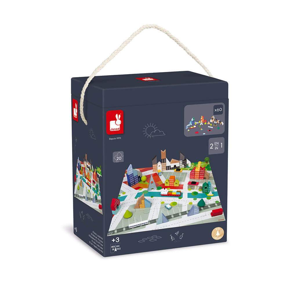Building Puzzles  & Blocks Carrying Case