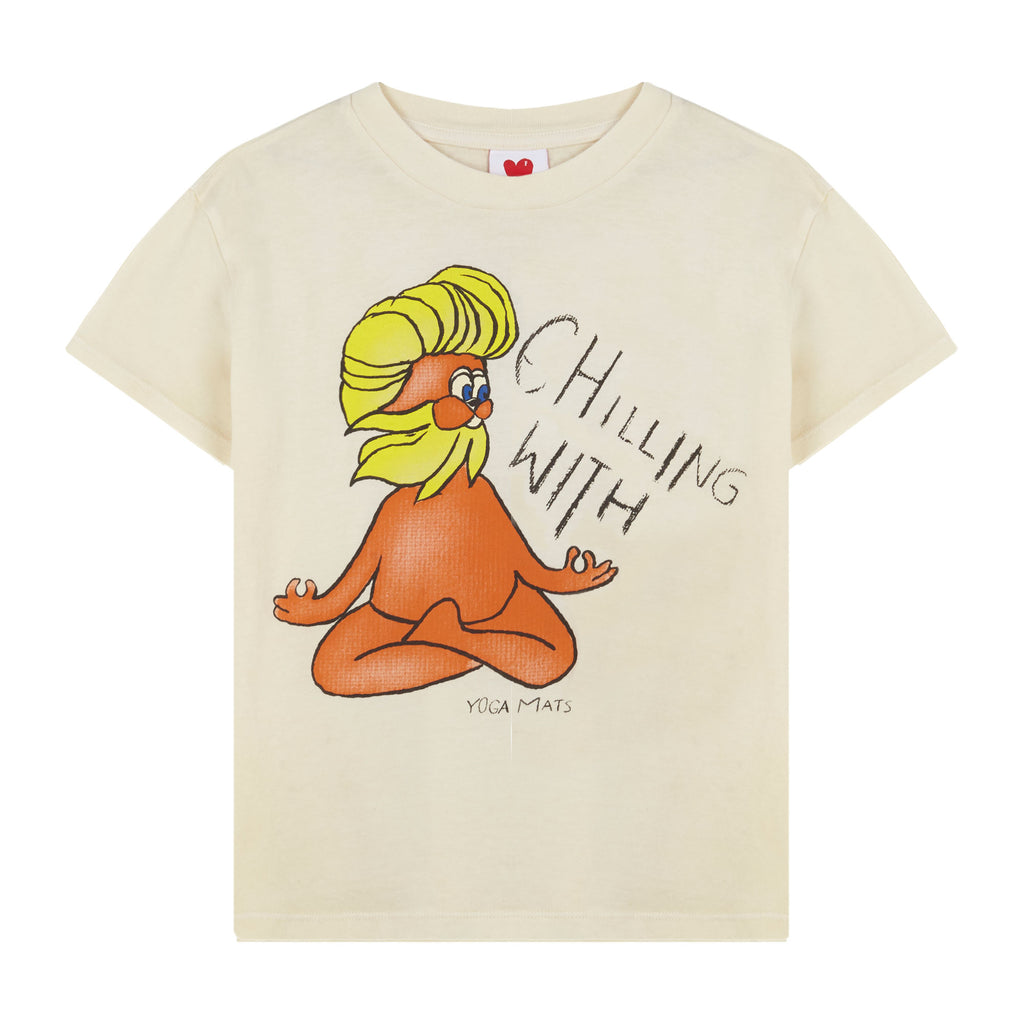 Chillin' With Yoga Kids Tee Shirt in Organic Cotton