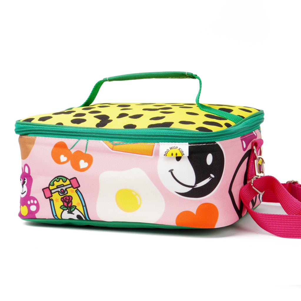 Doo Wop Color Club Kids Square Lunch Box