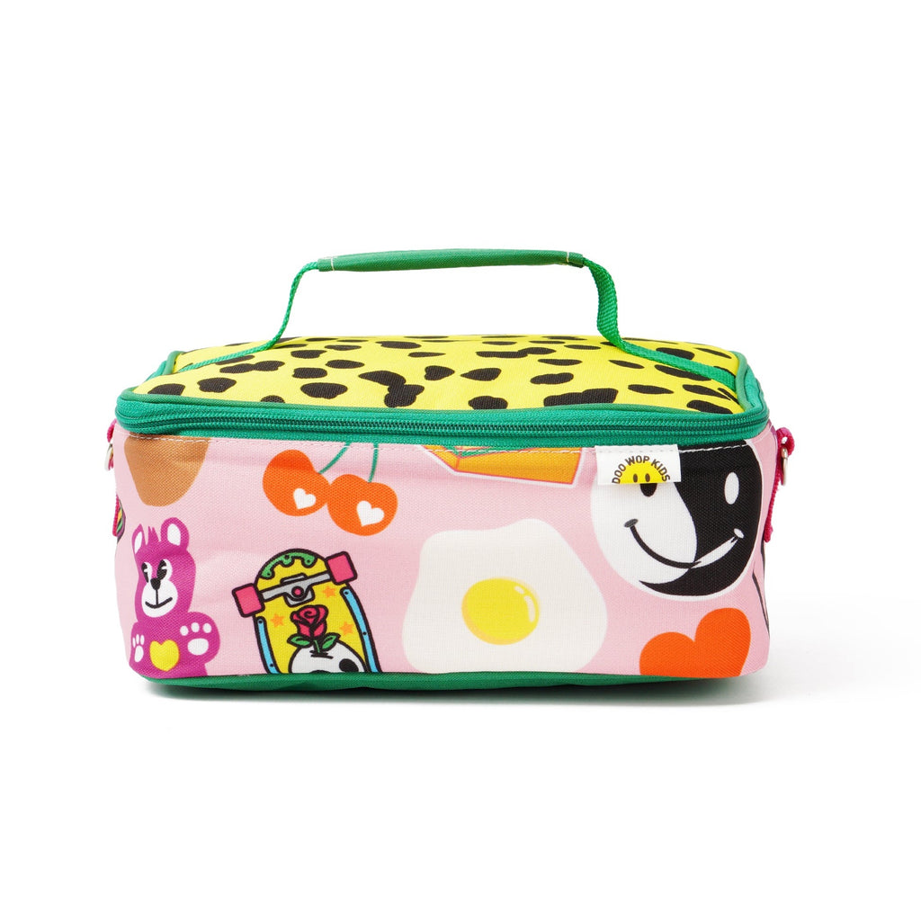 Doo Wop Color Club Kids Square Lunch Box
