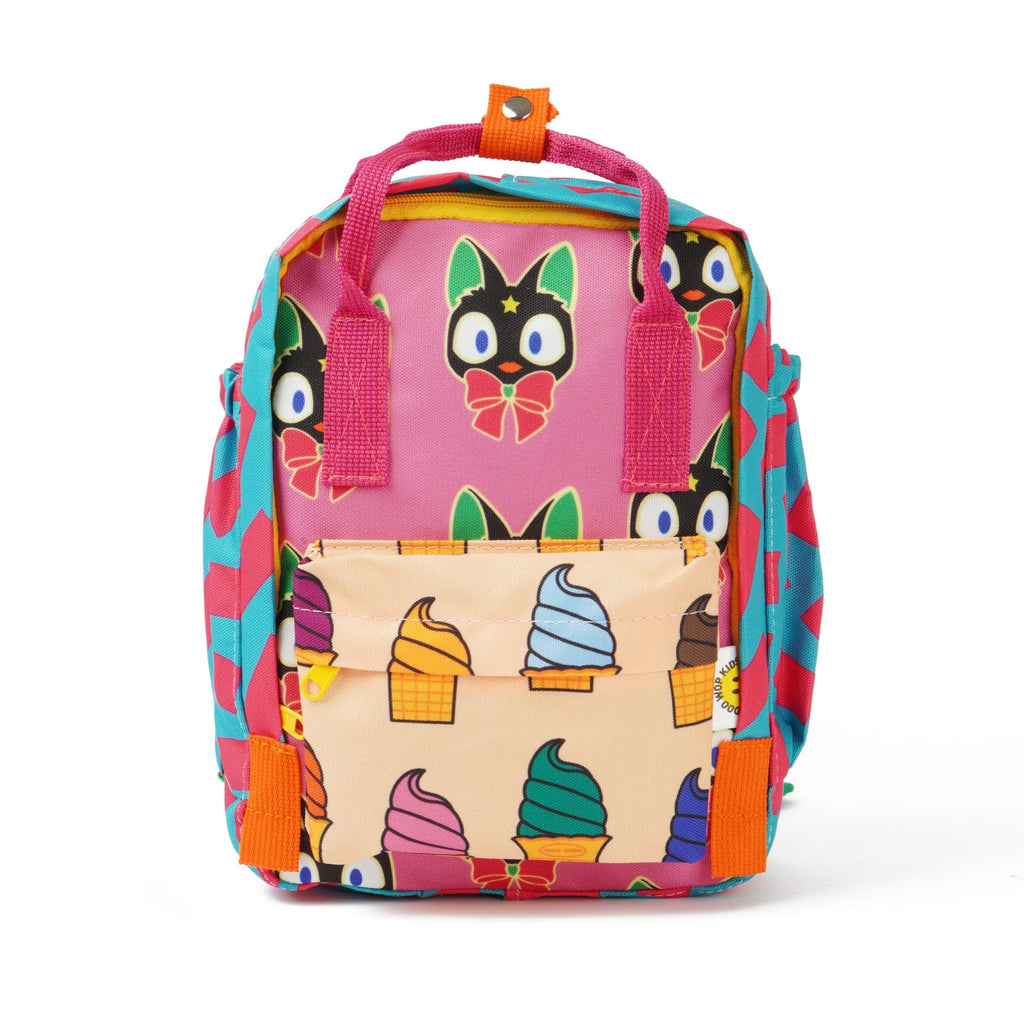 Kitties & Ice Cream Toddler Size Backpack from Doo Wop | For Ages 3 and up | 10"h x 8"w