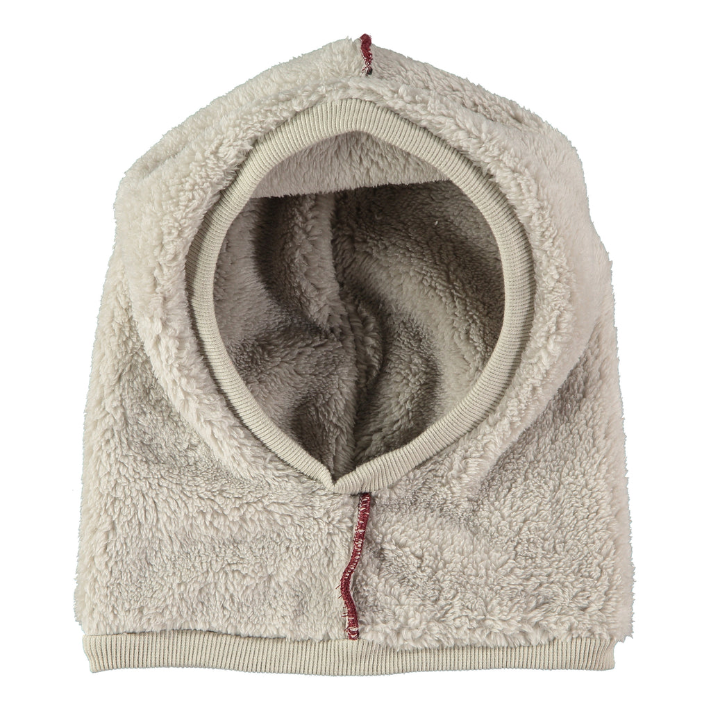 Hooded Hat covers head, ears, neck | Stone color