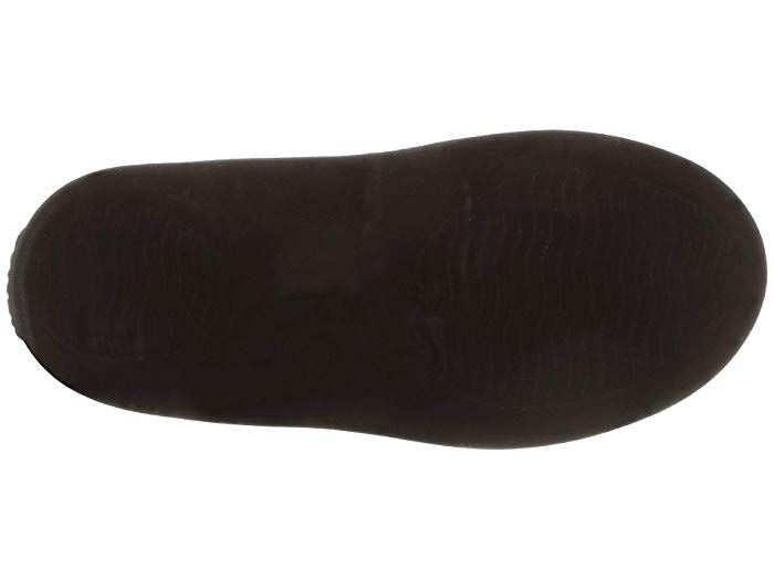 Black Velvet Ballet Slipper Shoe - bottom