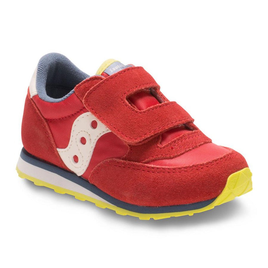 Saucony Baby Jazz Sneaker in Red/Blue/Lime