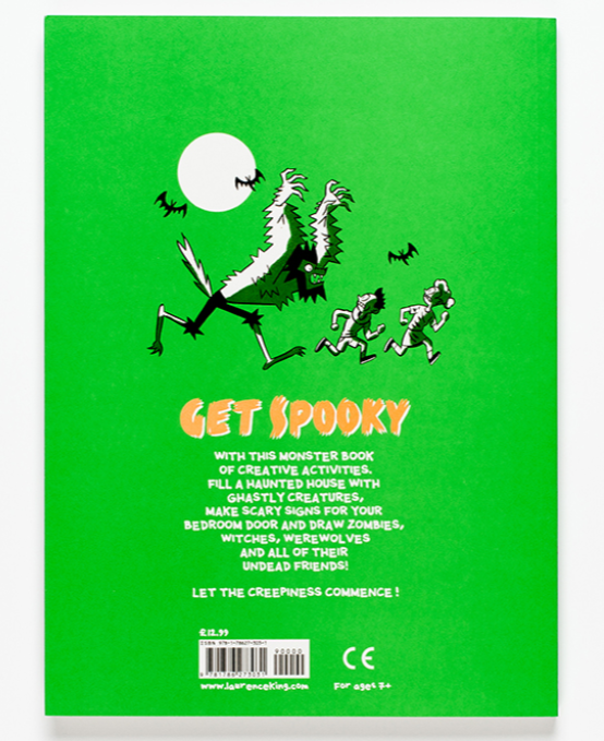 Monster Book of Zombies and Ghouls Activity Book- back cover