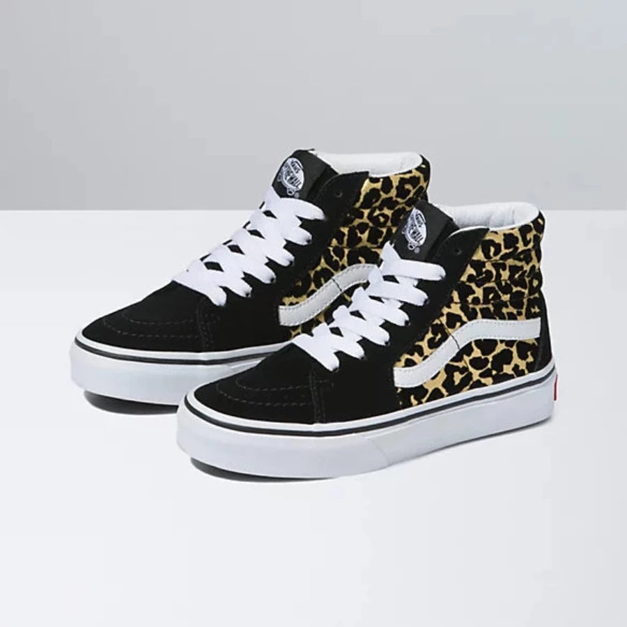 Vans | Flocked Leopard Sk8-Hi Shoes – Black Wagon Kids