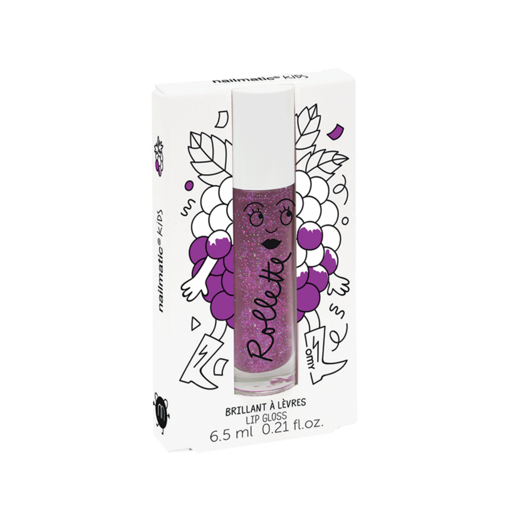 Kids Non-Toxic Blackberry Rollette Lip Gloss