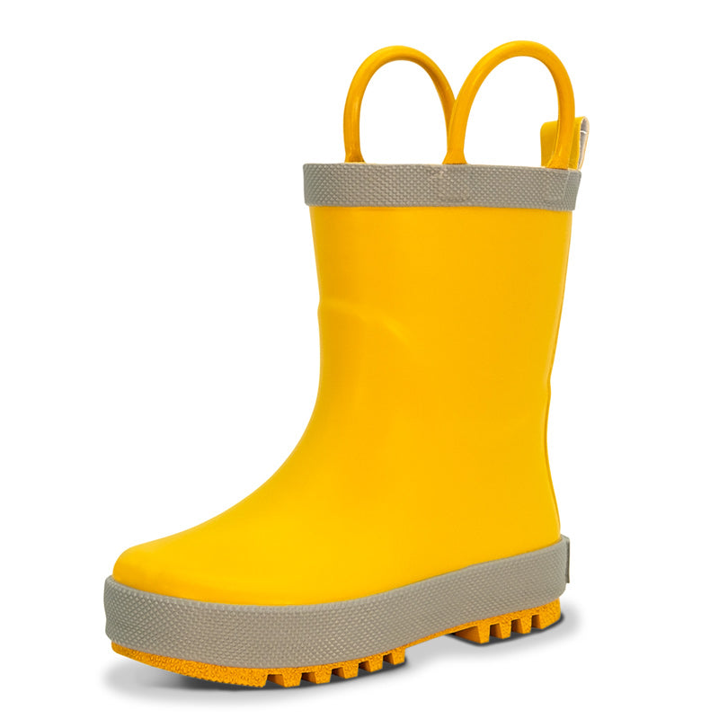 Jan & Jul Kids Yellow Pull-On Rain Boots