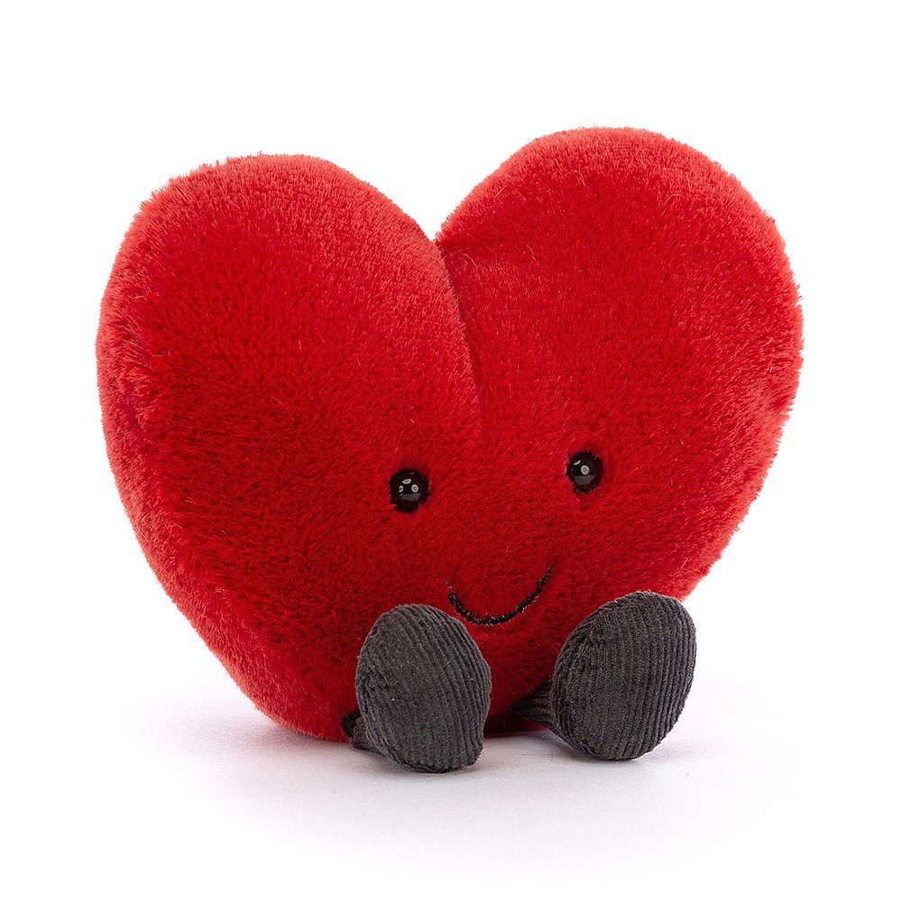 Jellycat Amuseable Red Heart (red)