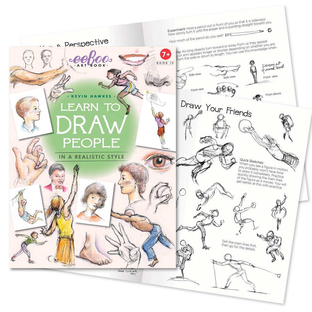 Learn to Draw People with Kevin Hawkes - sample page
