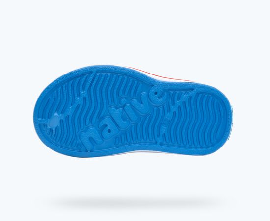 Native Kids Water shoe | Resting Blue with Red Stripe - sole