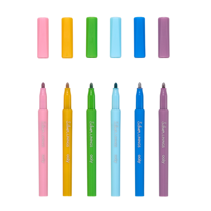 Silver Lining Marker Pens by OOLY