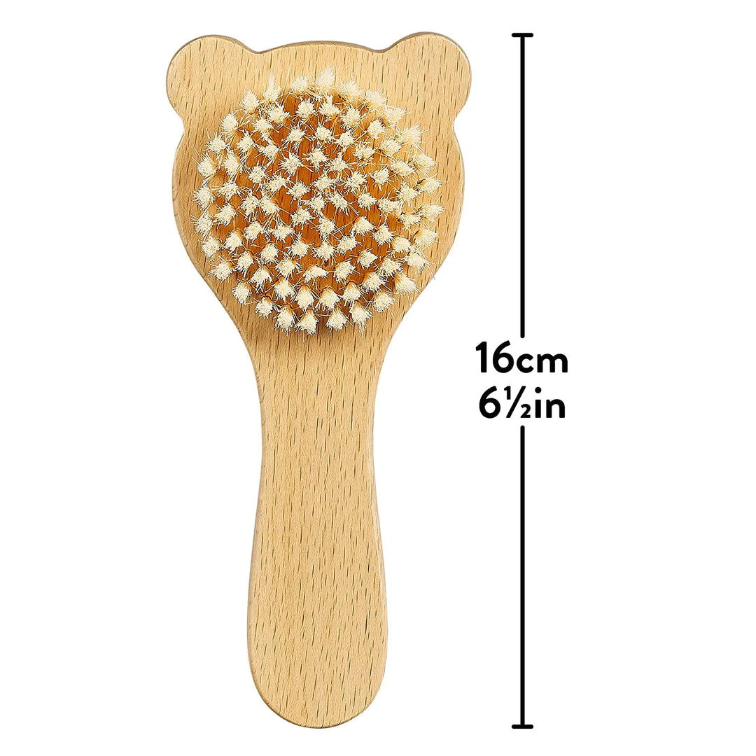 Ultra Soft Nylon Bristle Hairbrush for Babies. Gentle