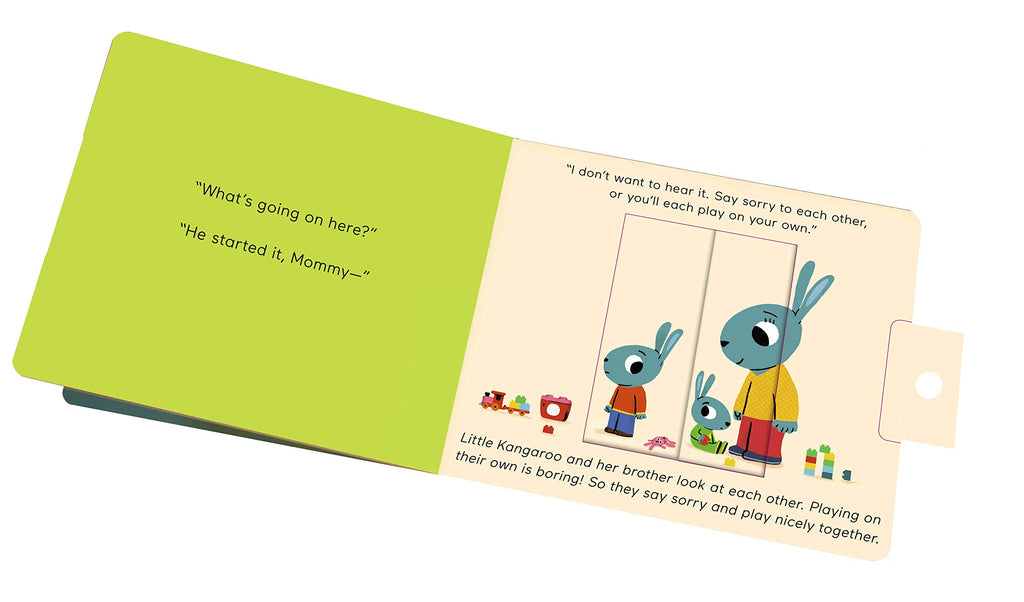 Brothers and Sisters: Pull & Play Book for Baby - sample page1-b