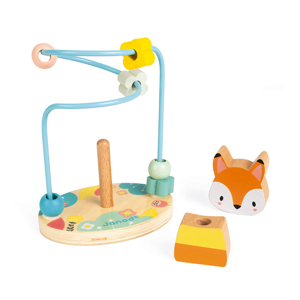 Janod Wooden Fox Puzzle and Looping Toy