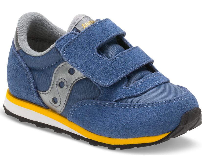 Blue Suede Saucony Baby Jazz Sneakers
