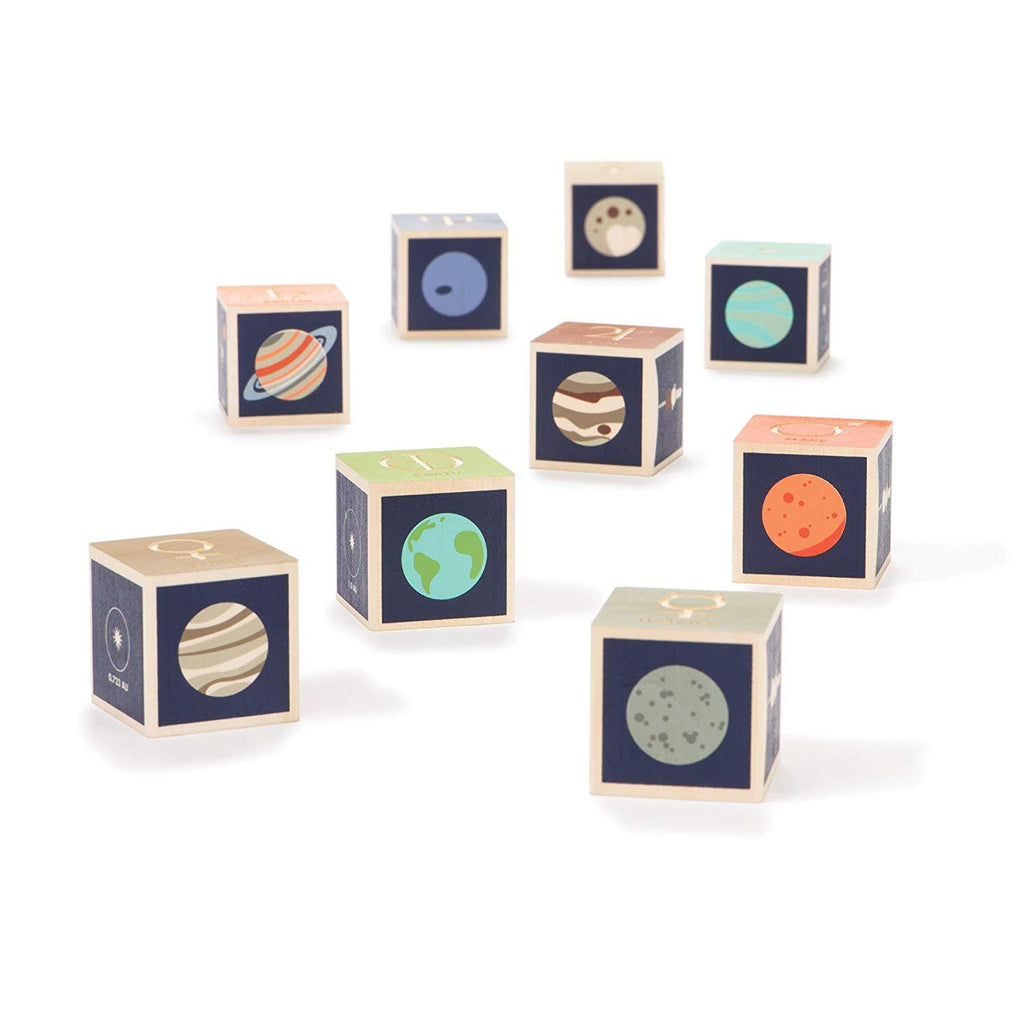 9 Wooden Planet Blocks - all blocks