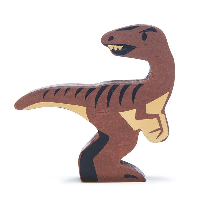 Velociraptor wooden toy