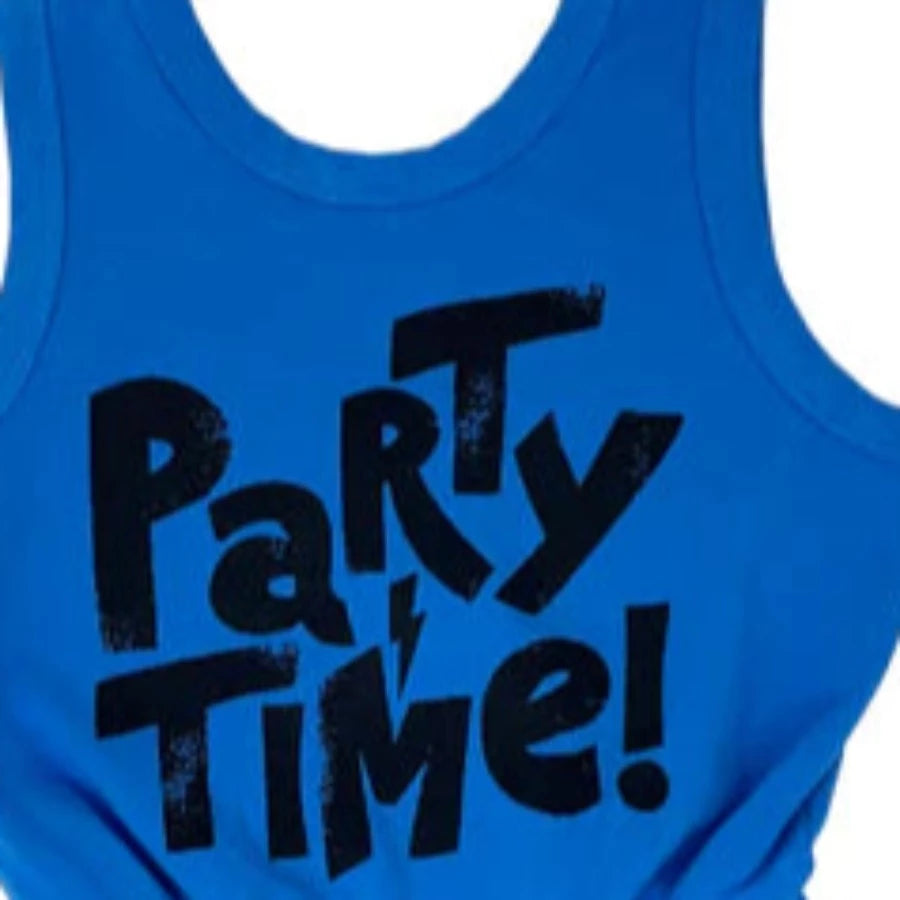We Monster Party Time Cotton Romper