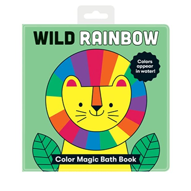 Rainbow Theme Color Changing Bath Book Toy for Toddler